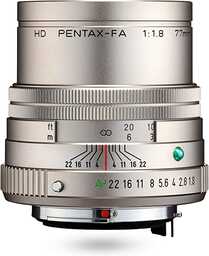 HD PENTAX-FA 77 mm F1,8 ograniczona srebrna soczewka