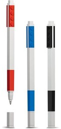 LEGO Długopis żelowy 3 szt. niebieski, czarny,czerwony