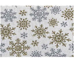 Dakls Podkładka Snowflakes biały, 33 x 48 cm