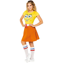 Amscan 9909169 - Damski oficjalny kostium SpongeBob SquarePants