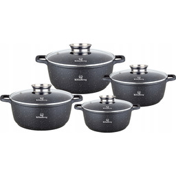 Zestaw garnków KlonBerg Premium aluminiowe 8 el. KB4022