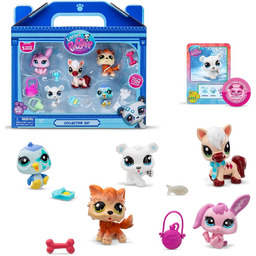 Littlest Pet Shop, S2, zestaw z 5 figurkami,