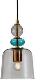 Italux Przydymiona lampa wisząca Namos PND-27092B-MC-BRO do kuchni