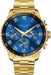 Zegarek męski SMARTWATCH GRAVITY T16-PROF GOLD/GOLD