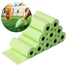 Woreczki na odchody psów zielone 10x15 sztuk