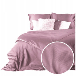 Pościel satynowa komplet 160X200 NOVA3 pudrowy