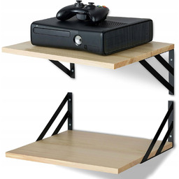 Drewniana półka ścienna o głębokości 30 cm Duża