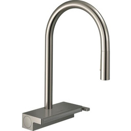 HANSGROHE Bateria kuchenna stojąca Aquno Select M81 Stal