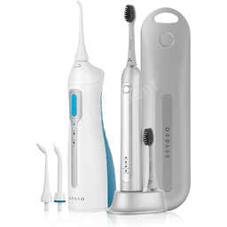 Zestaw SEYSSO szczoteczka soniczna Edge Professional Silver