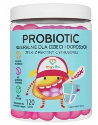 MyVita Żelki naturalne Probiotic 120sztuk