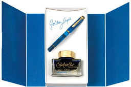 Pióro Wieczne Pelikan M200 Golden Lapis EF +