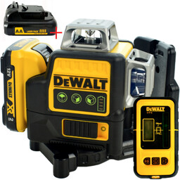 Laser płaszczyznowy DCE089D1G DEWALT + Detektor DE0892 +