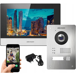 Wideodomofon Domofon Hikvision WiFi DS-KIS703Y-P 7'' LCD