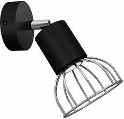 Kinkiet loft DANTE BLACK-SILVER 1xGU10 MLP7356-Milagro