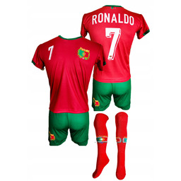 ronaldo 122 koszulka spodenki getry stroj pilkarski sportowy