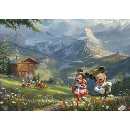 Schmidt Spiele 59938 Thomas Kinkade, Disney, Mickey &