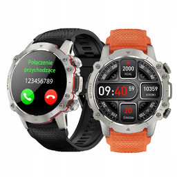 Zegarek smartwatch Kiano Sport Silver męski Menu Pl