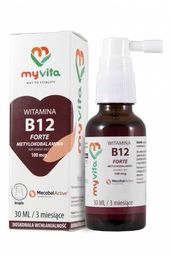 Witamina B12 Forte Metylokobalamina Krople MyVIta