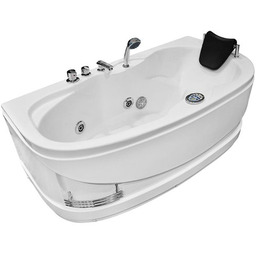 Wanna łazienkowa Spa z hydromasażem asymetryczna 160x78 cm