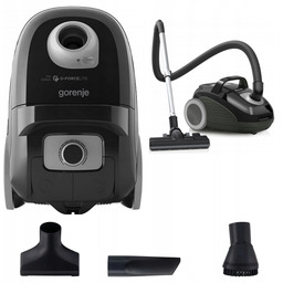 Odkurzacz workowy Gorenje VCEA28GLBK czarny Hepa 700