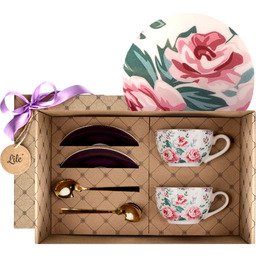 Filiżanka ze spodkiem do kawy Zestaw 2 filiżanki