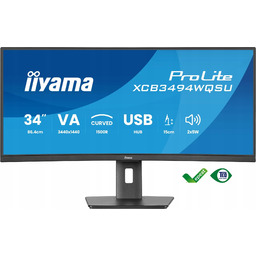 Monitor zakrzywiony iiyama ProLite XCB3494WQSU-B1 34" Uwqhd