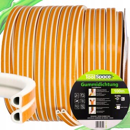 Uszczelka samoprzylepna do okien gumowa do drzwi D