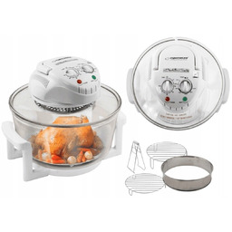 Kombiwar Halogenowy XXL 1400W 18L Piekarnik Grill Biały