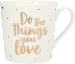 Depesche 5909.007 filiżanka z uchwytem, z porcelany, 300