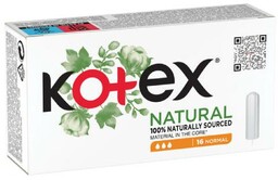 KOTEX Natural Tampony Normal, 16 szt.
