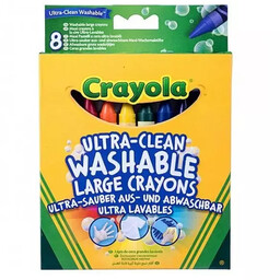 Kredki świecowe grube zmywalne Crayola 8 kolorów