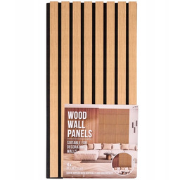 Panele Ścienne 4 szt Drewniane o Wymiarach 60x30