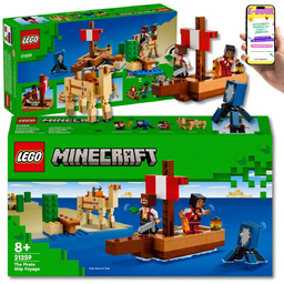 LEGO MINECRAFT - REJS STATKIEM PIRACKIM - KLOCKI