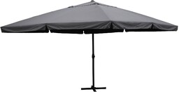 Duży parasol ogrodowy kwadratowy 5 m szary