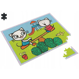 Puzzle KICIA KOCIA KOTEK BAJKA PREZENT A3 252