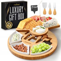 Deska Do Serów Przystawek Przekąsek Bambusowa Akcesoria Nutrichef