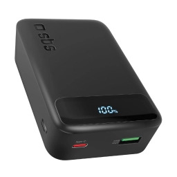 SBS TEBBCT20000PDLCDK Compact 20000mAh PD 20W LCD Czarny