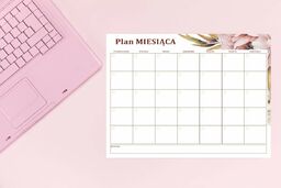 Planer plan miesiąca suchościeralny- jesiennne piwonie