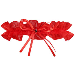 Podwiązka czerwona z silikonem Pw 98 GRENADA