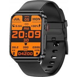 Smartwatch Blitzwolf BW-HL6 Black Silicon czarny