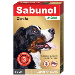 Obroża przeciw kleszczom i pchłom dla psa DR.
