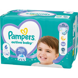 Pieluchy Pampers Active Baby 6 Extra Large (96