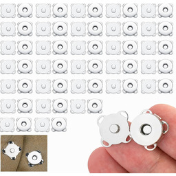 GUZIKI MAGNETYCZNE 30 SZTUK 14 MM ZATRZASKI