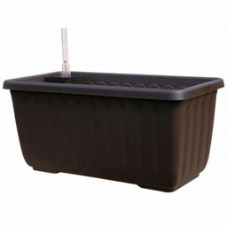 Skrzynka balkonowa 40 cm z nawadnianiem Plastia Siesta