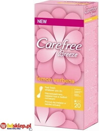 Carefree wkładki higieniczne Breeze lemon verbena 20szt.
