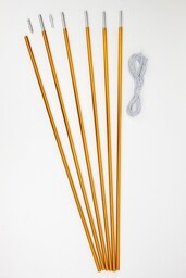 PAŁĄKI NAMIOTOWE 8.5mm ALUMINIOWE 6 SZTUK ROCKLAND