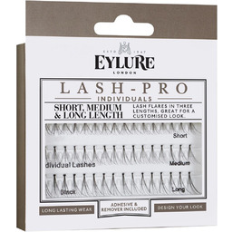 Eylure Lash-Pro Individuals Combo, sztuczne rzęsy, kępki, 3