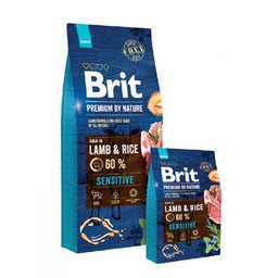 BRIT Premium By Nature Sensitive Lamb 15kg+3kg