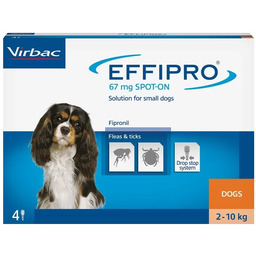 VIRBAC effipro S pies 0,67ml spot-on 2 -