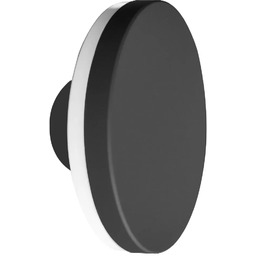 Kinkiet zewnętrzny LED czarny okrągły 15cm PL-270